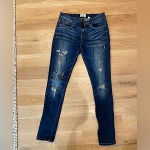 BKE Womens distressed skinny jeans 28R